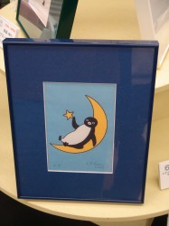 Christmas tree with penguin